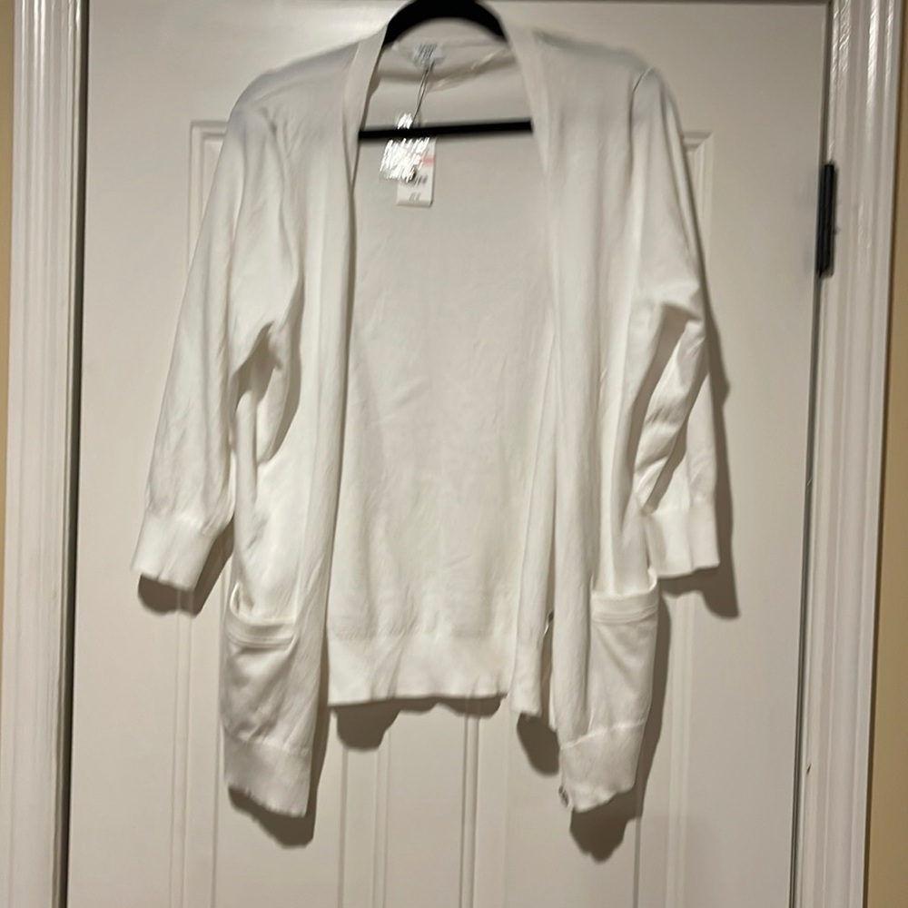 White Cardigan